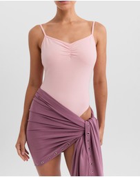 Pinky & Kamal - Ruched Leotard