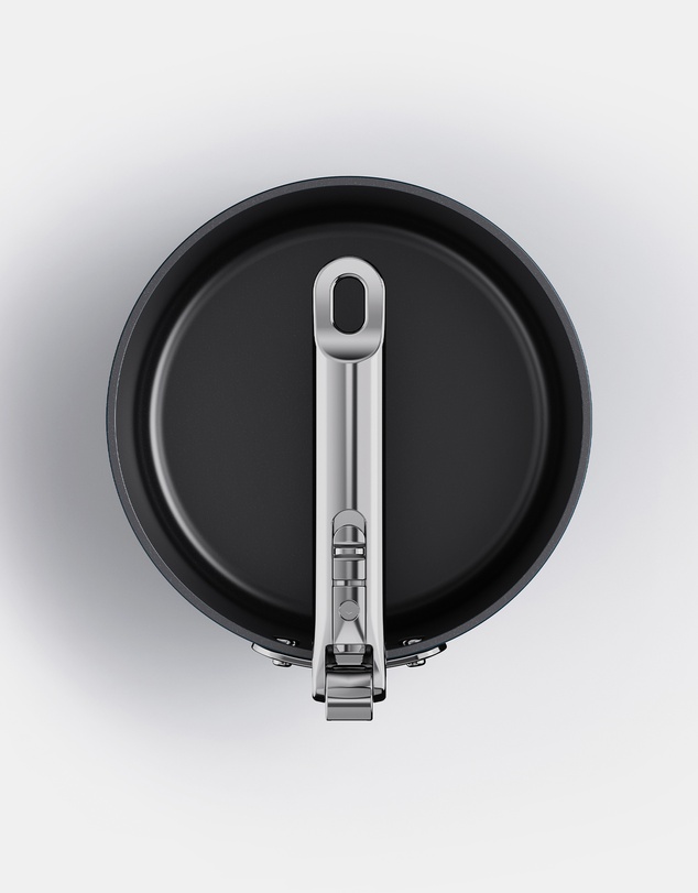 Joseph Joseph - Space Non-stick Saucepan with Folding Handles and Lid - 19 cm