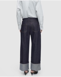 COS - Facade Turn-Up Straight-Leg Jeans