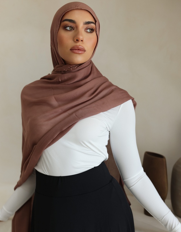 Mod Squad - Double Stitch Hijab- Blush