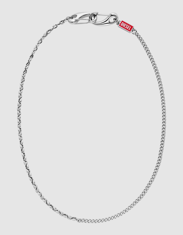 Diesel - Diesel Font Silver Necklace