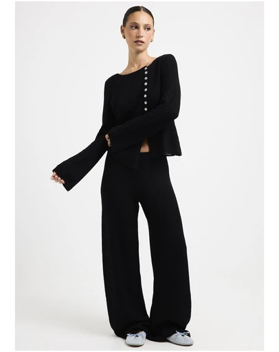 Subtitled - Ireland Wide Leg Knit Pants