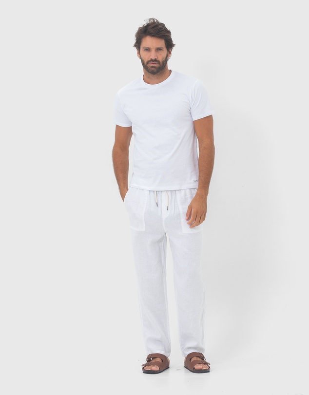 Coast Clothing - St Tropez Linen Pants - White