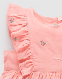 Purebaby - Broderie Dress -Kids-Babies