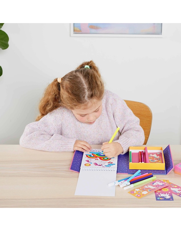 Tiger Tribe - Colouring Set Unicorn Magic
