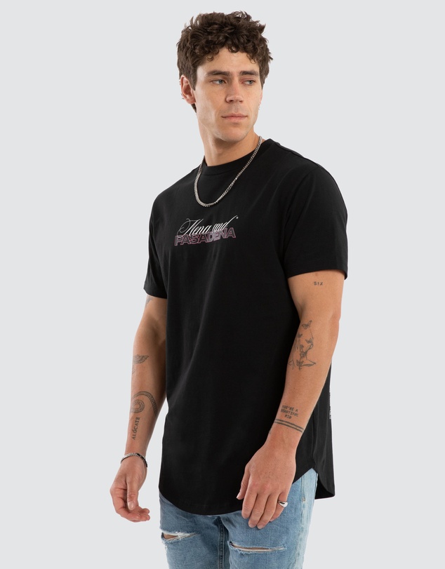 Nena & Pasadena - Crimson Dual Curved Tee