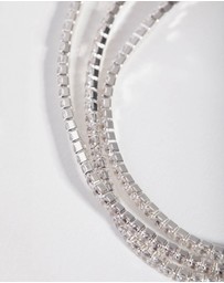 Lovisa - Silver Fine Cupchain Pack Stretch Bracelets