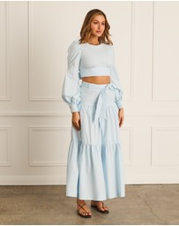 Heaven Australia - Mist Tia Maxi Skirt