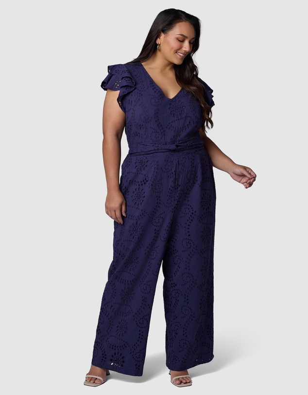 Something 4 Olivia - Layla Broderie Jumpsuit