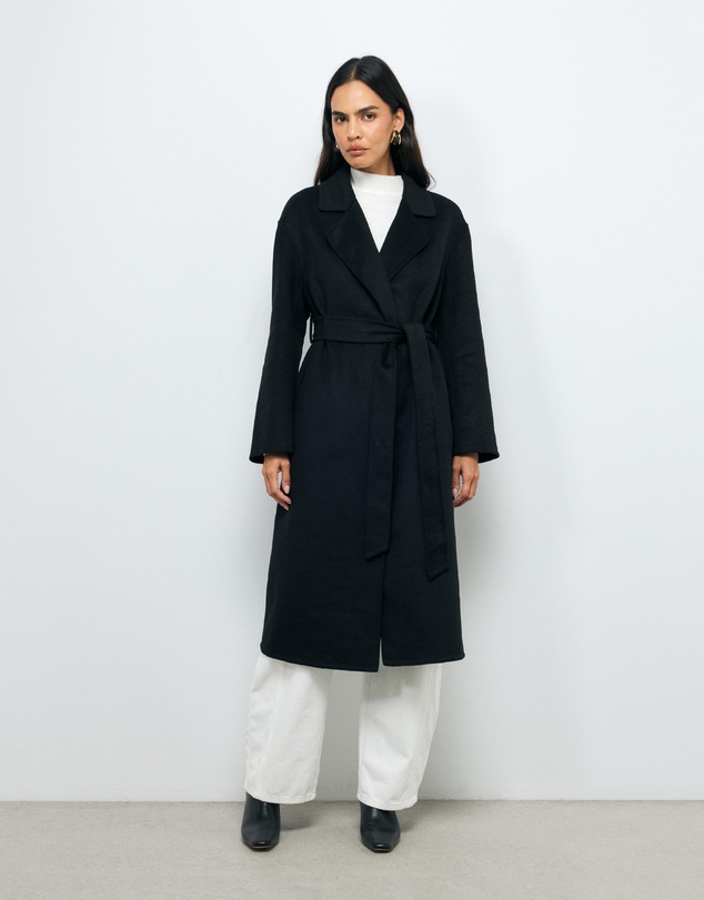 AERE - Chloe Double Faced Wool Blend Coat