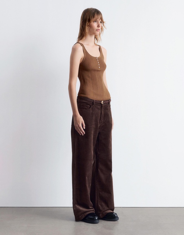 & Other Stories - Wide-Leg Corduroy Trousers