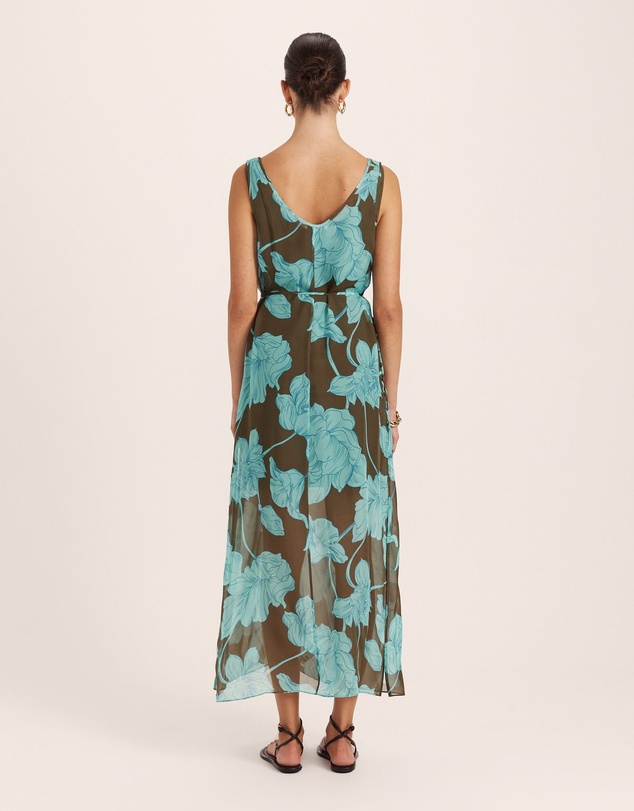 SABA - Verdisa Silk Tunic Dress