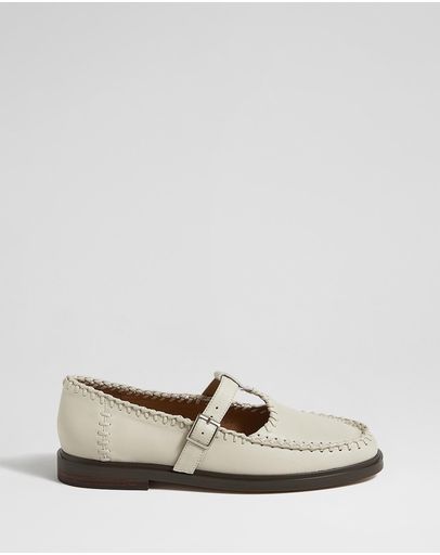 Cream Leather