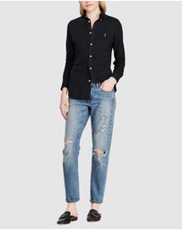 Polo Ralph Lauren - Knit Cotton Oxford Shirt - ICONIC EXCLUSIVE
