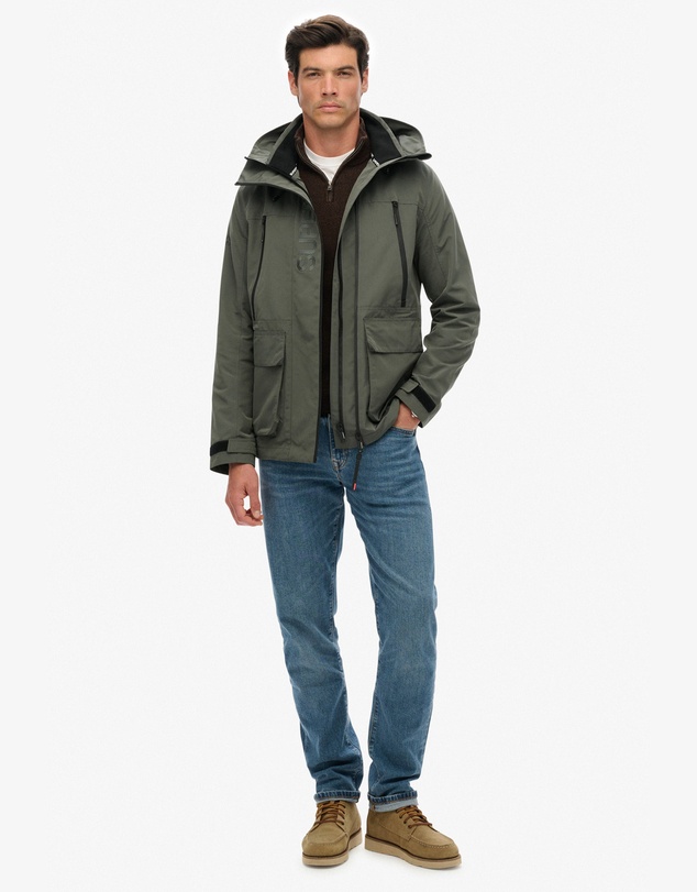 Superdry - Slim Fit Hood Ultimate Embroidered Windbreaker
