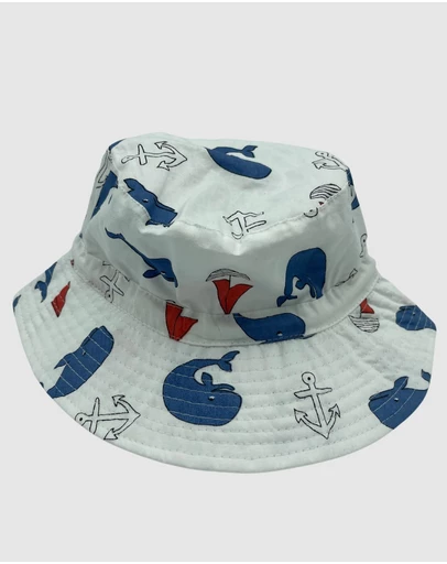 Jacaru - Jacaru 1895 Kids Whales Bucket Hat