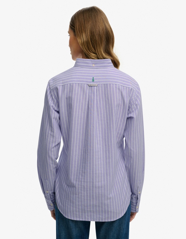 Superdry - Slim Oxford Button Down Long Sleeve Shirt