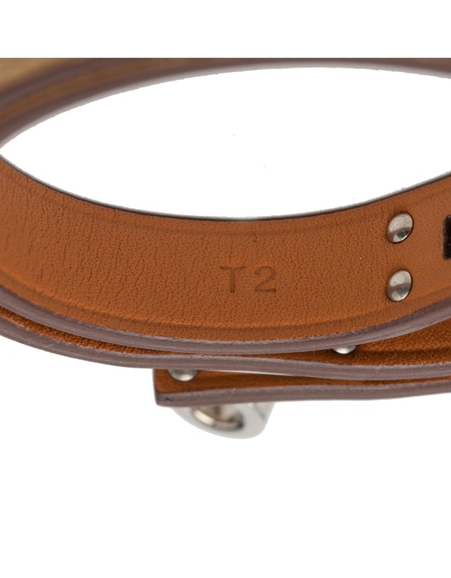 Pre-Loved by Azura Reborn - Pre-Loved Chevre Mysore Mini Kelly Double Tour Bracelet T2