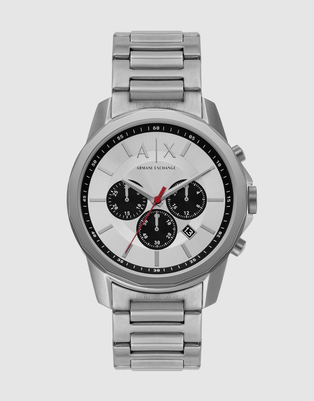 Armani Exchange - Silver Tone Choronograph Watch