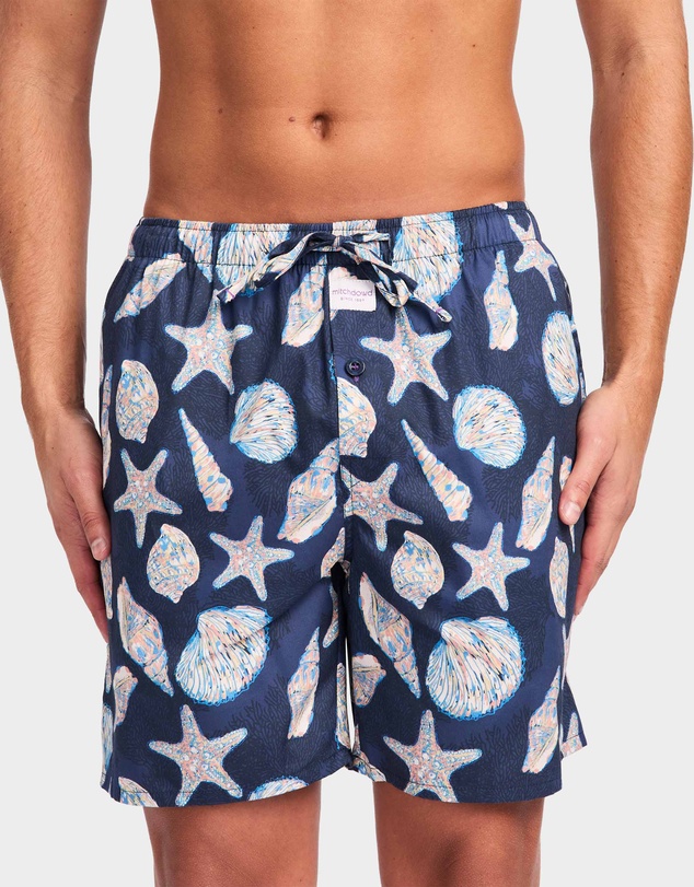 Mitch Dowd - Mitchdowd Coastal Shell Cotton Sleep Shorts