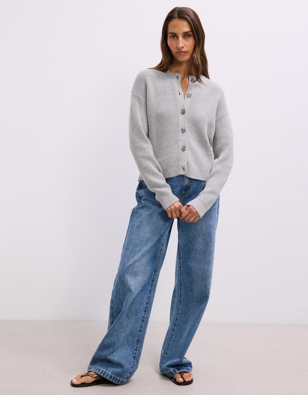 The Fated - Maia Round Neck Knit Cardigan