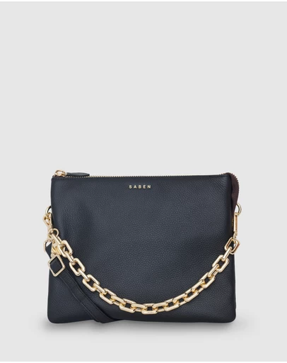 SABEN - Matilda Cross-body Leather Satchel Bag