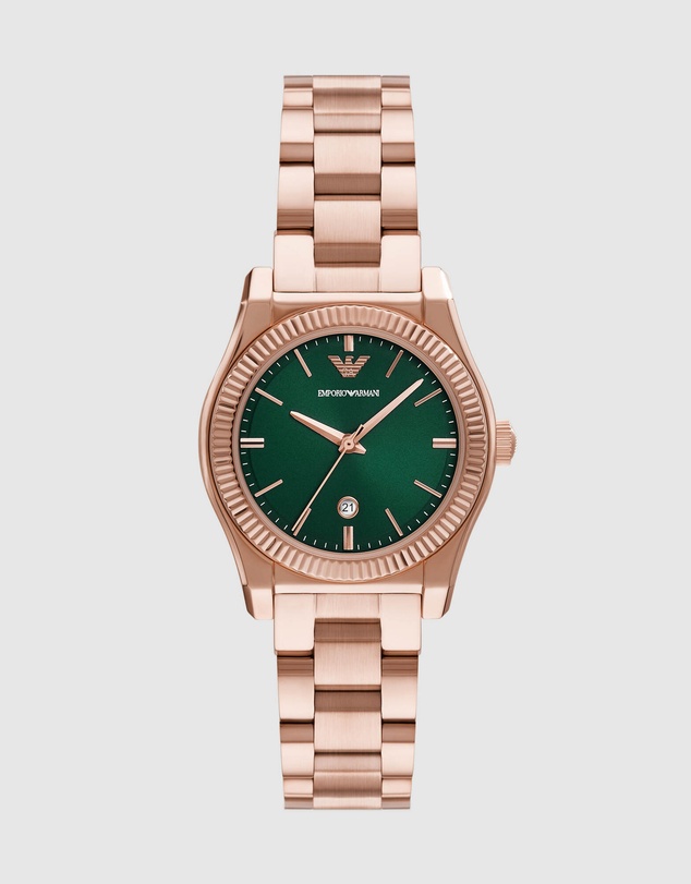 Emporio Armani - Rose Gold Tone Analogue Watch