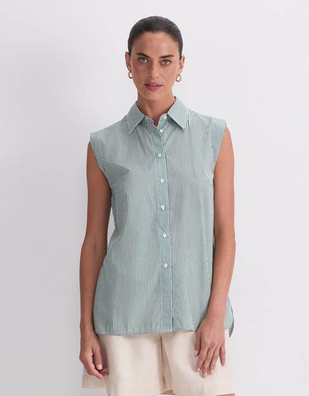 Sportscraft - Lily Voile Sleeveless Shirt