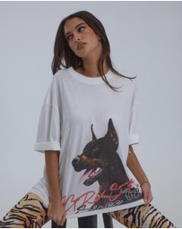 JGR & STN - Back Off Oversized Tee