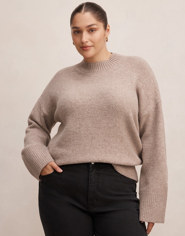 Forever New Curve - Kerrie Curve Relaxed Sweater