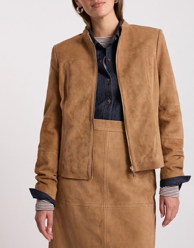 David Lawrence - Paignton Suede Leather Jacket