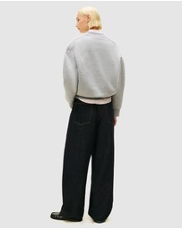 Tommy Hilfiger - Flex Fleece Logo Embroidery V-Neck Sweatshirt