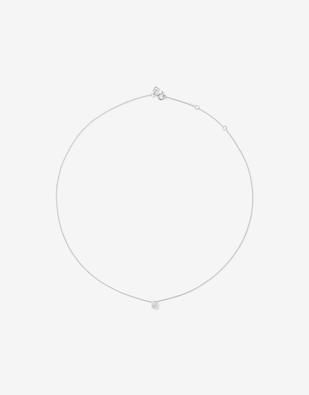 Michael Hill - 0.25 Carat TW Laboratory-Grown Pear Diamond Bezel Box Set in Sterling Silver