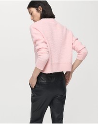 M.N.G - Knitted Sweater With Perkins Neck