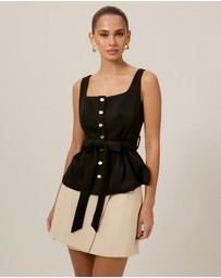 Tussah - Alexandra Tailored Scoop Neck Top