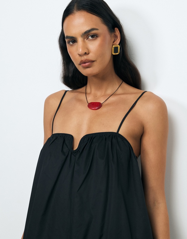 AERE - Arli U Neckline Maxi Dress