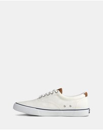 Sperry - Striper II Canvas Medium White- Men's