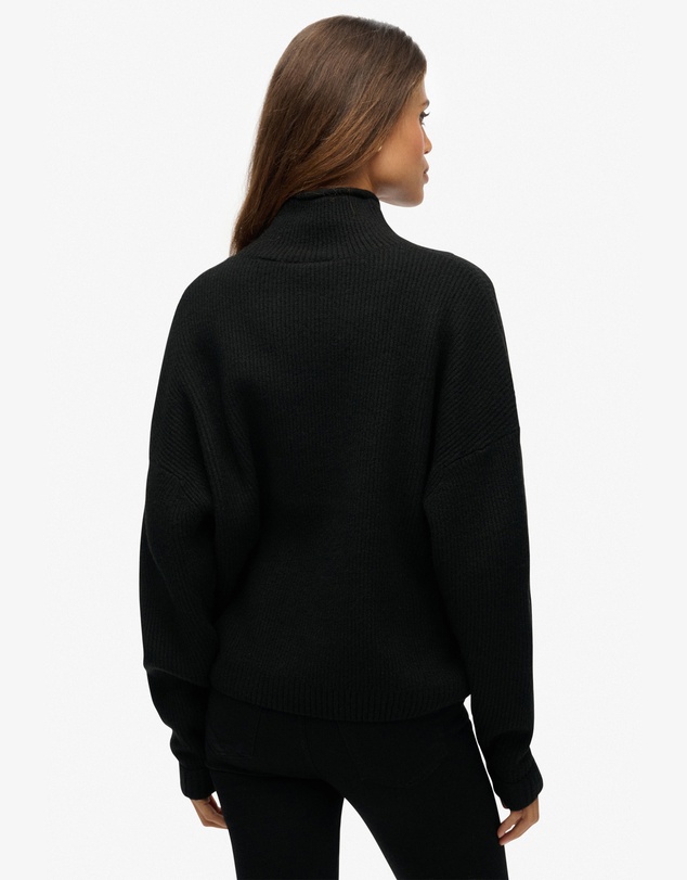 Superdry - Slouchy Mock Neck Jumper