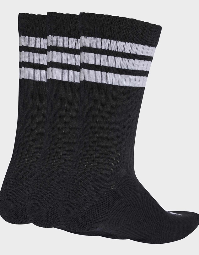 adidas Performance - 3-Stripes Cushioned Crew Socks 3 Pair Pack Unisex