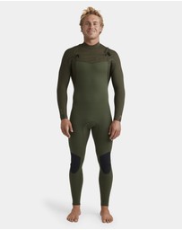 Billabong - Mens 3/2mm Furnace Natural Chest Zip Wetsuit