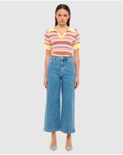 Abrand - 94 Wide Crop Jeans