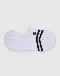 Sockdaily - Low Show Lyocell Socks 6 Pack White