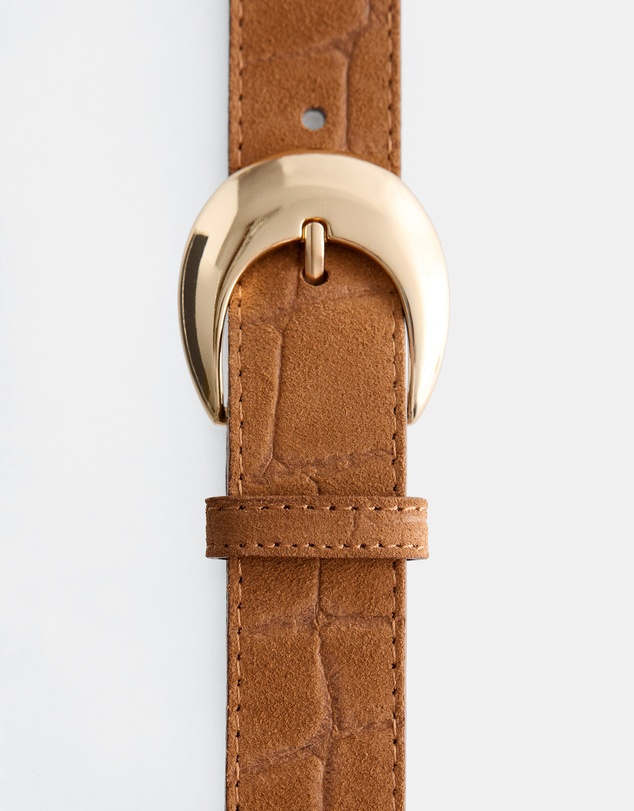 & Other Stories - Crescent-Buckle Leather Belt
