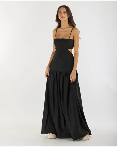 Amelius - Nathalie Linen Maxi Dress