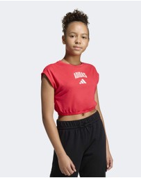 adidas Sportswear - SEASONALS COLLEGIATE TYPOGRAPHY T-SHIRT Kids