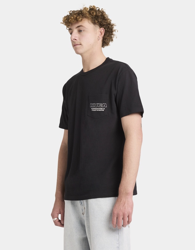 RVCA - Mens RVCA Fasteners T-Shirt