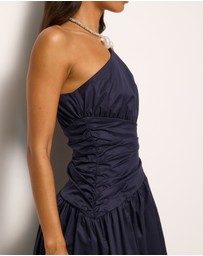 Revibe - Repaired AERE Priya Asymmetric Maxi Dress - AU 18