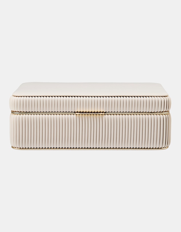 Wolf - Wolf Bella Medium Jewellery Box Bone