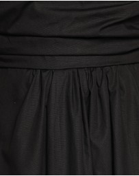 Petal & Pup - Clo Puff Sleeve Midi Dress - Black