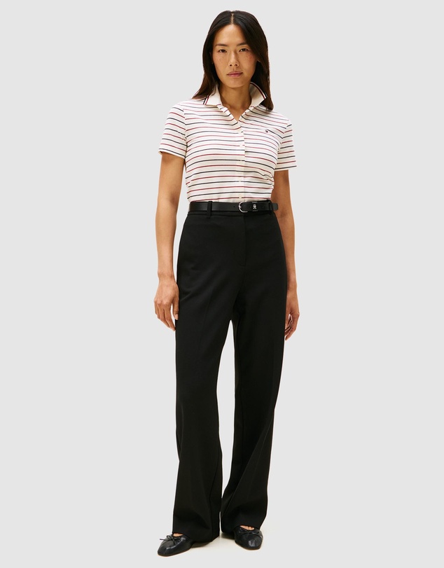 Tommy Hilfiger - Tipping Slim Button Down Short Sleeve Polo